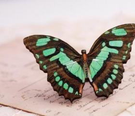 Large butterfly ring, butterfly ring, wooden butterfly, wooden butterfly ring, butterfly jewelry, butterfly jewellery